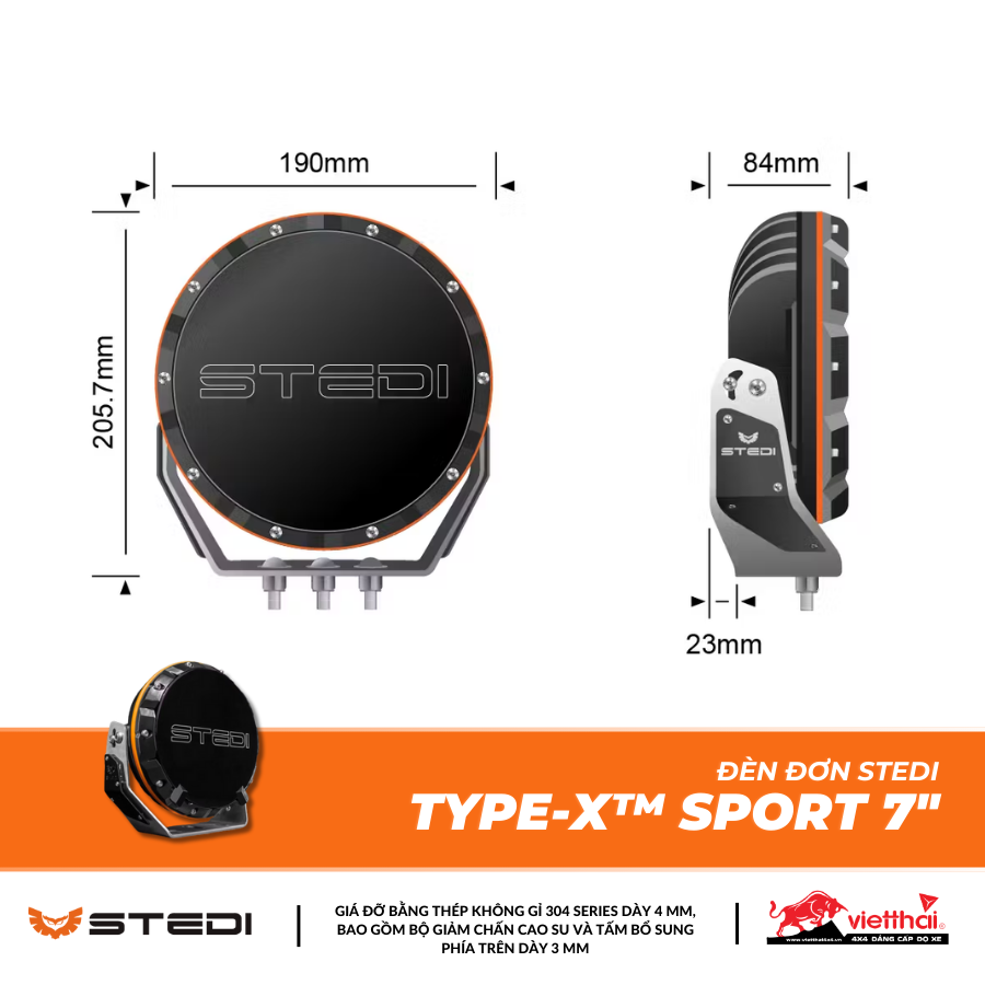 ĐÈN ĐƠN TYPE-X™ SPORT 7