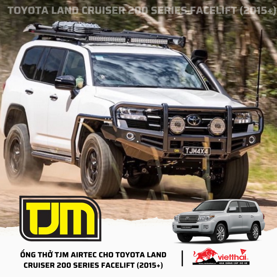 Ống thở TJM Airtec cho Toyota Land Cruiser 200 Series Facelift (2015+)