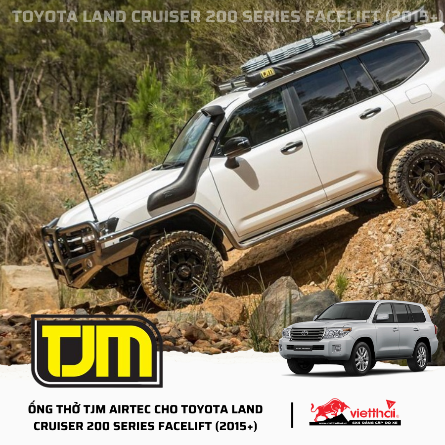 Ống thở TJM Airtec cho Toyota Land Cruiser 200 Series Facelift (2015+)