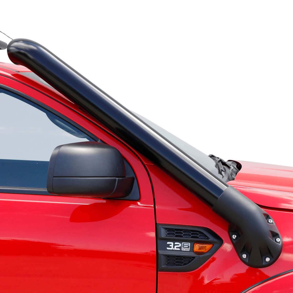 Bộ ống thở cao cấp AIRTEC  chống gỉ Đen dành riêng cho Ford Ranger PX