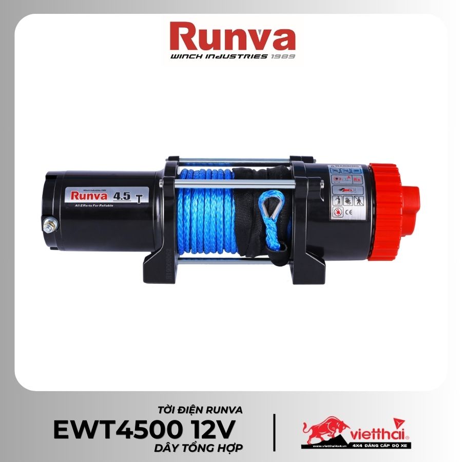 TỜI RUNVA EWT4500 12V VỚI DÂY TỔNG HỢP