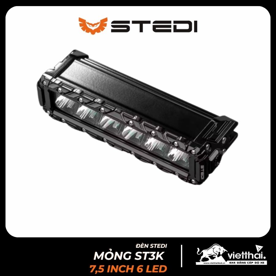 THANH ĐÈN LED STEDI MỎNG ST3K 7,5 INCH 6 LED