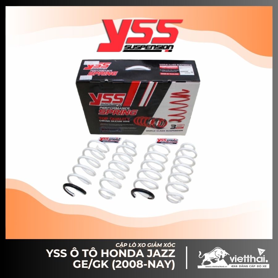 Cặp Lò Xo Giảm Xóc Ô Tô Honda Jazz GE/GK (2008-Nay) – YSS Spring Kit Standard Height