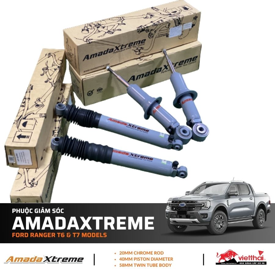Phuộc AmadaXtreme Ford Ranger T6 & T7 Models