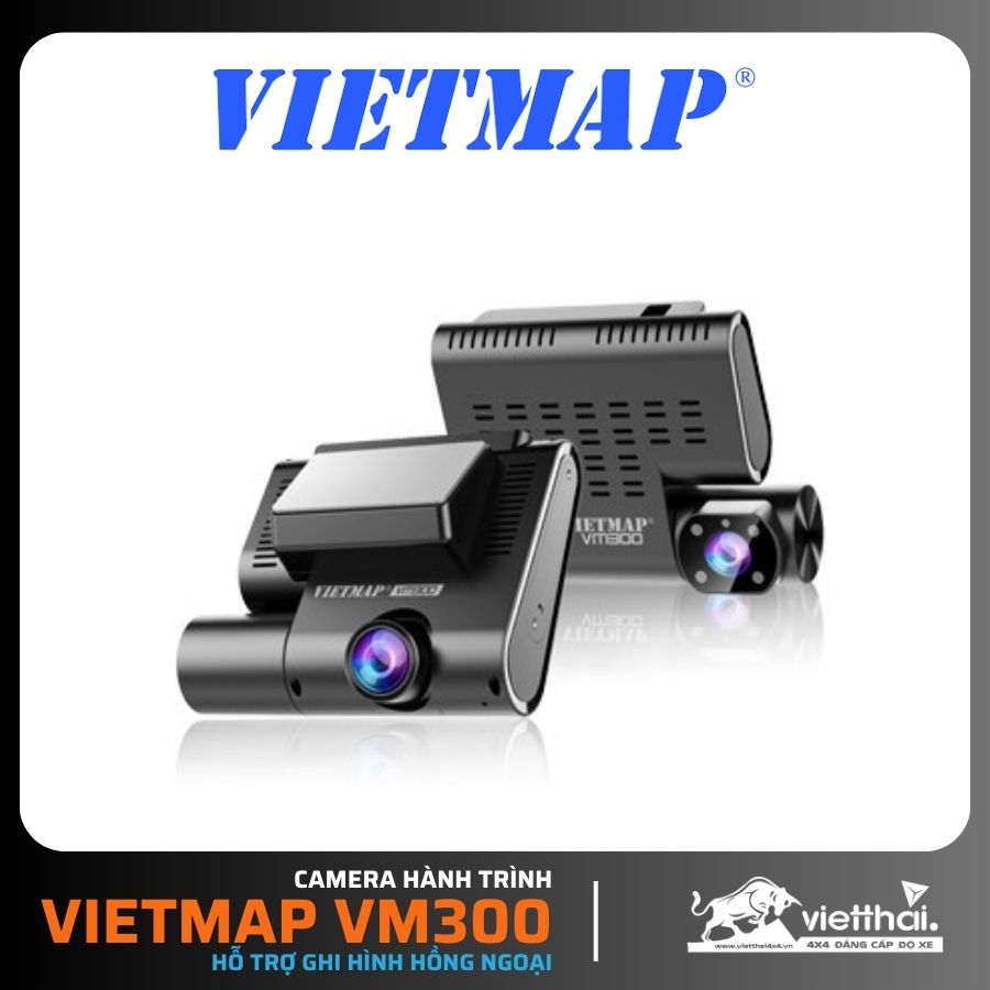 CAMERA HÀNH TRÌNH VIETMAP VM300 - Hỗ trợ ghi hình hồng ngoại