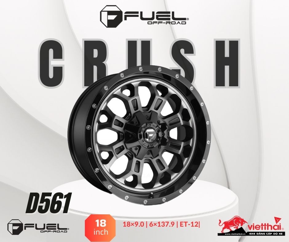 Mâm Fuel Crush – D561 | 18×9