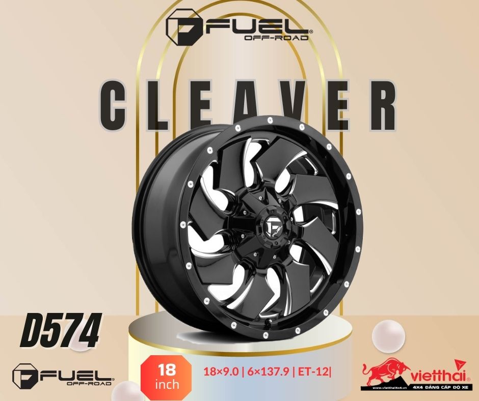 Mâm Fuel Cleaver – D574 | 18×9
