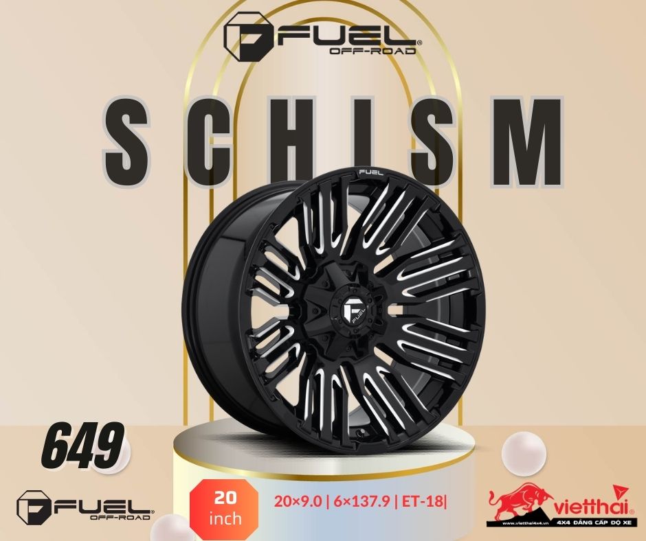 Mâm Fuel Schism – D649 | 20×10