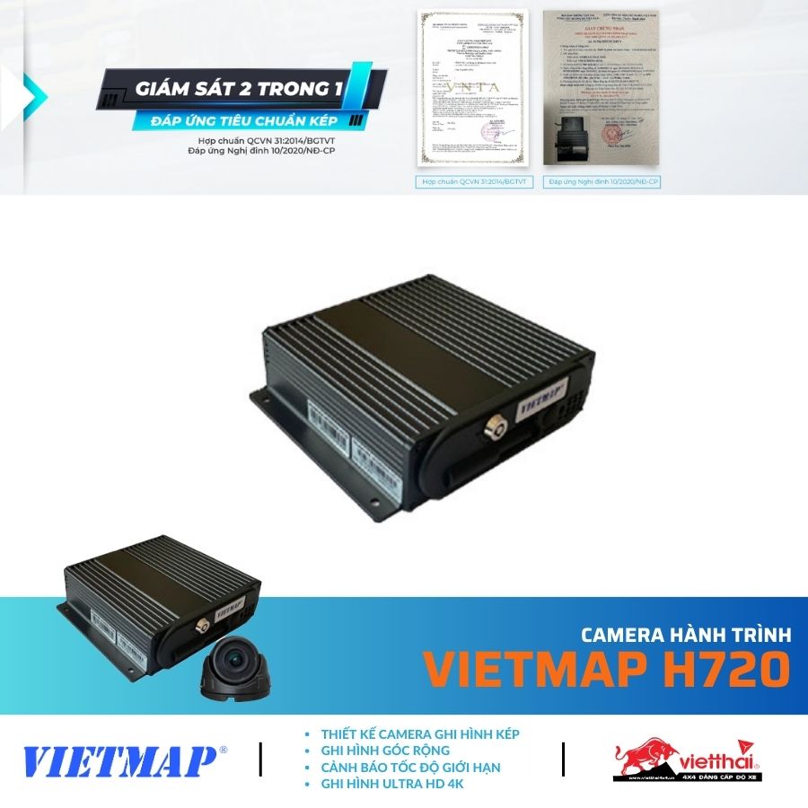 CAMERA HÀNH TRÌNH VIETMAP H720