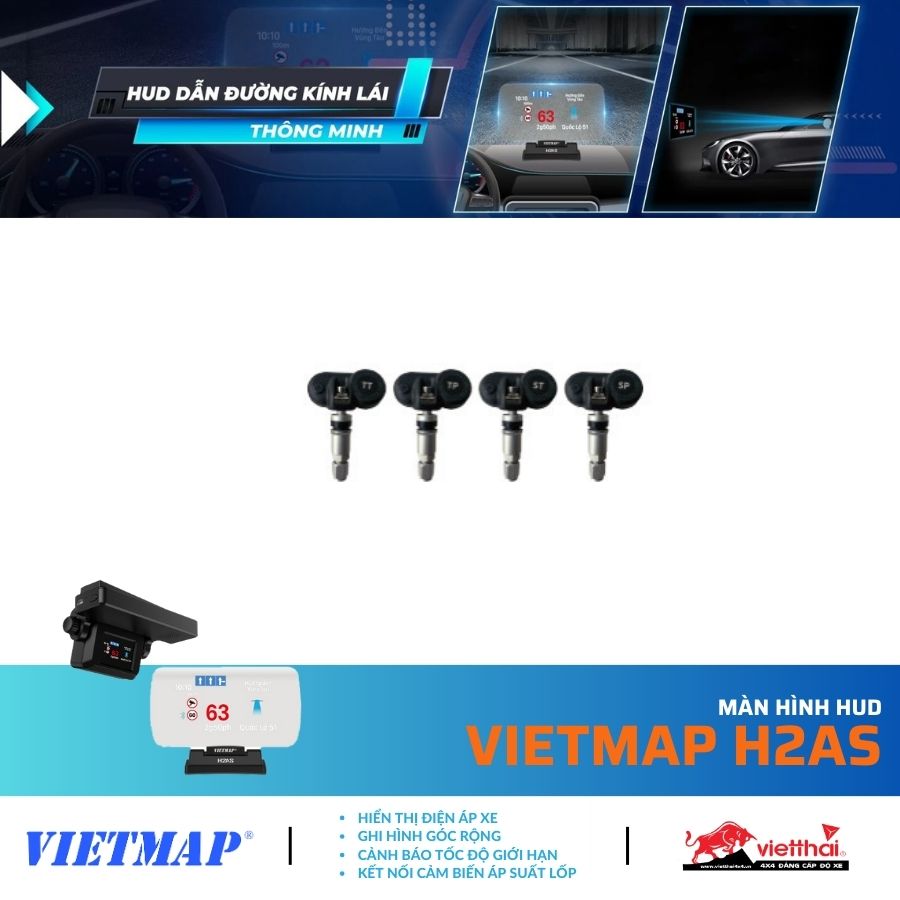MÀN HÌNH HUD VIETMAP H2AS