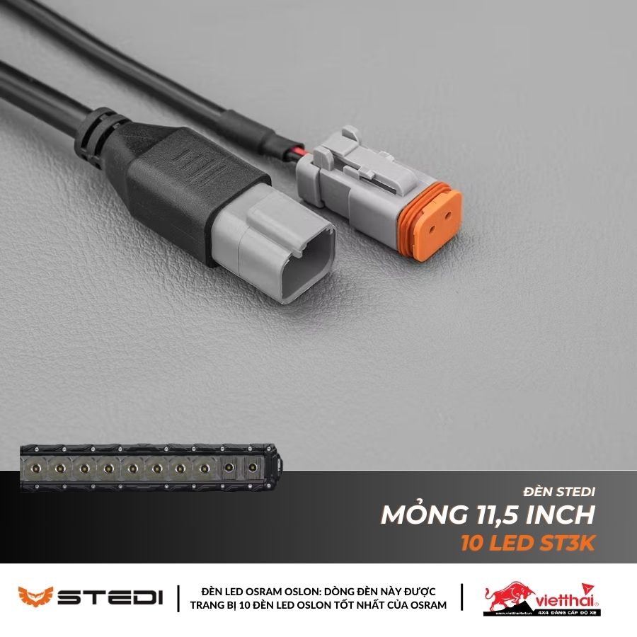 THANH ĐÈN LED MỎNG 11,5 INCH 10 LED ST3K