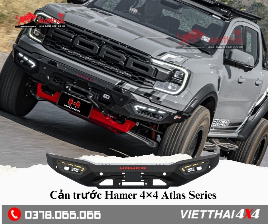 Cản trước Hamer 4×4 Atlas Series Bull Bar cho Raptor 2023