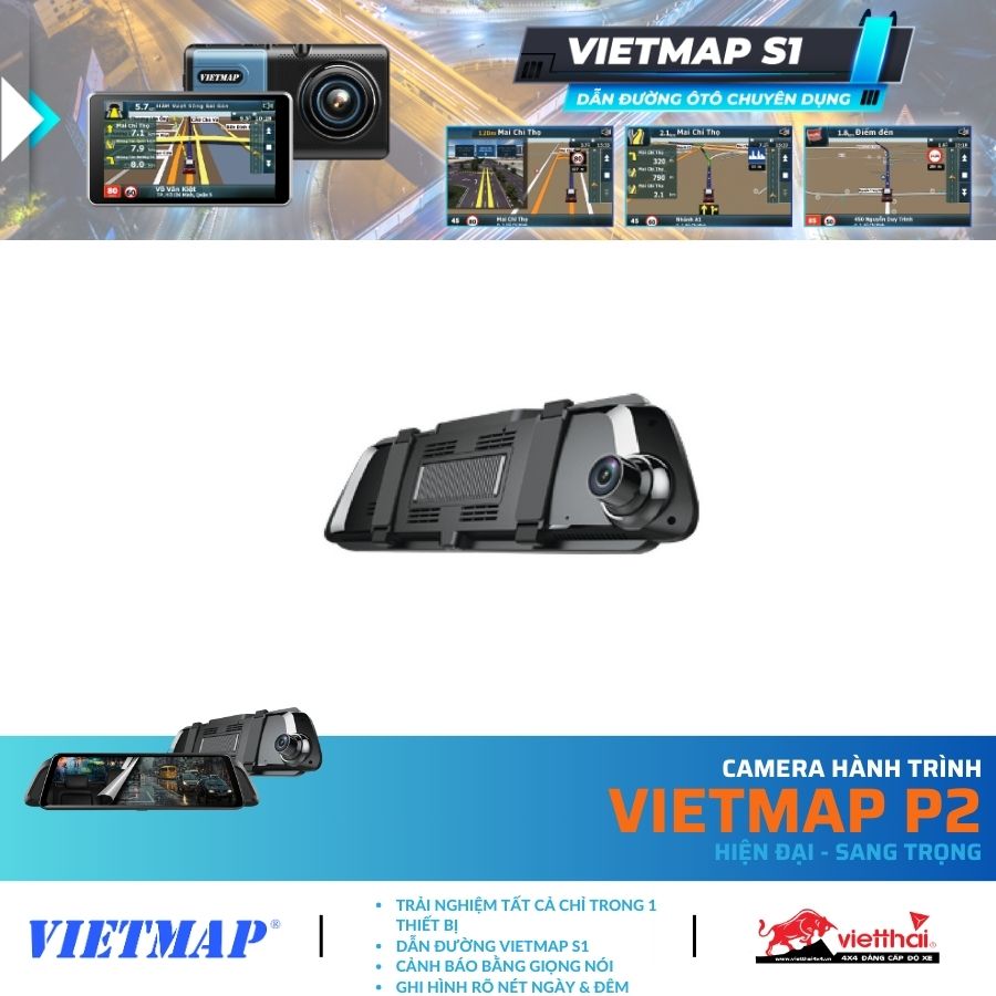 CAMERA HÀNH TRÌNH VIETMAP P2 HIỆN ĐẠI - SANG TRỌNG