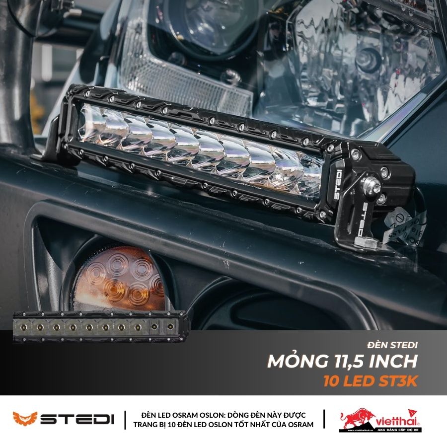 THANH ĐÈN LED MỎNG 11,5 INCH 10 LED ST3K