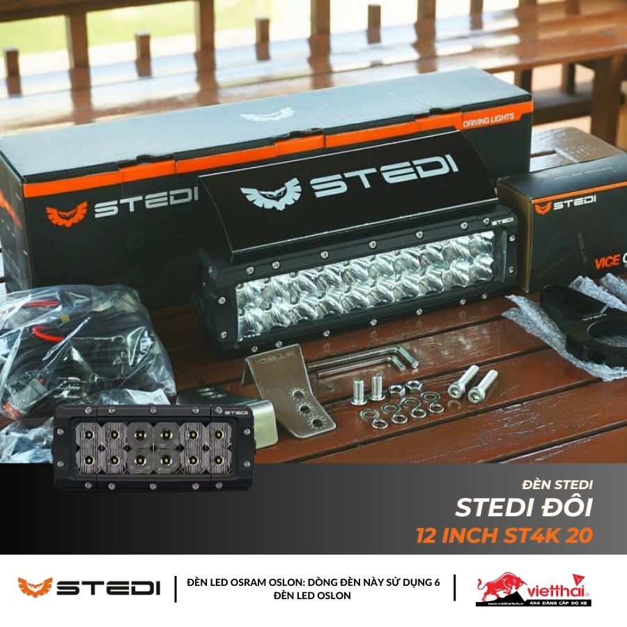 THANH LED STEDI ĐÔI 12 INCH ST4K 20