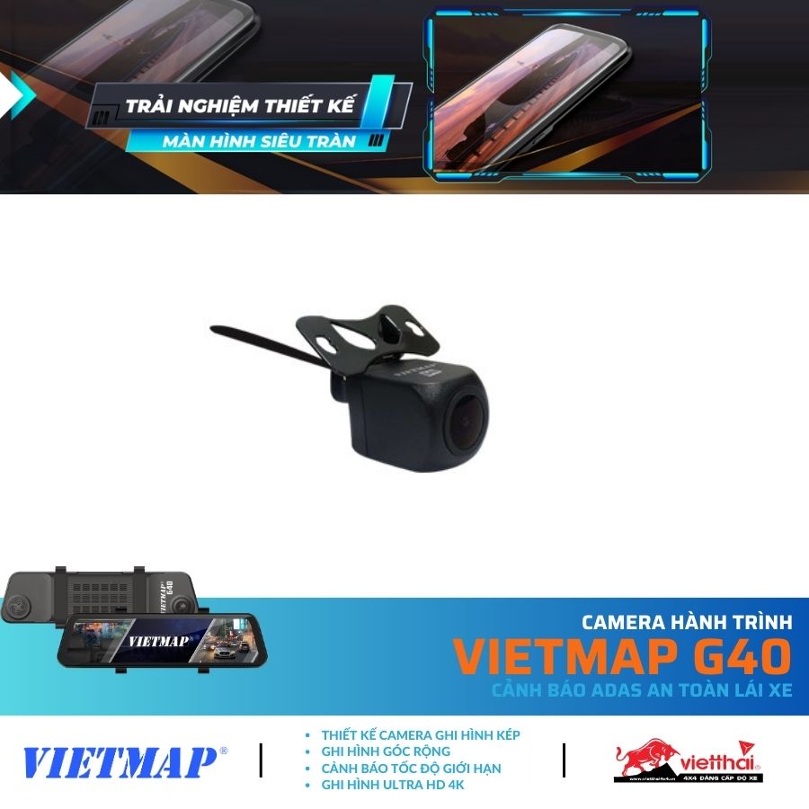 CAMERA HÀNH TRÌNH VIETMAP G40 - CẢNH BÁO ADAS AN TOÀN LÁI XE