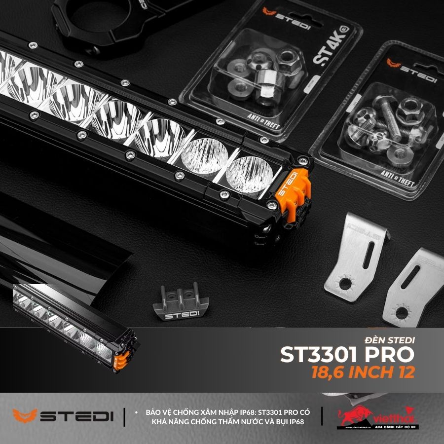THANH ĐÈN LED ST3301 PRO 18,6 INCH 12