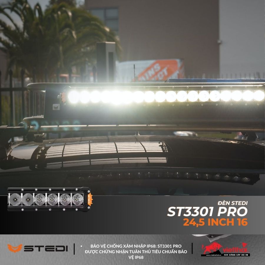 THANH ĐÈN LED ST3301 PRO 24,5 INCH 16