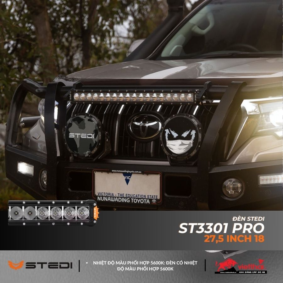 THANH ĐÈN LED ST3301 PRO 27,5 INCH 18