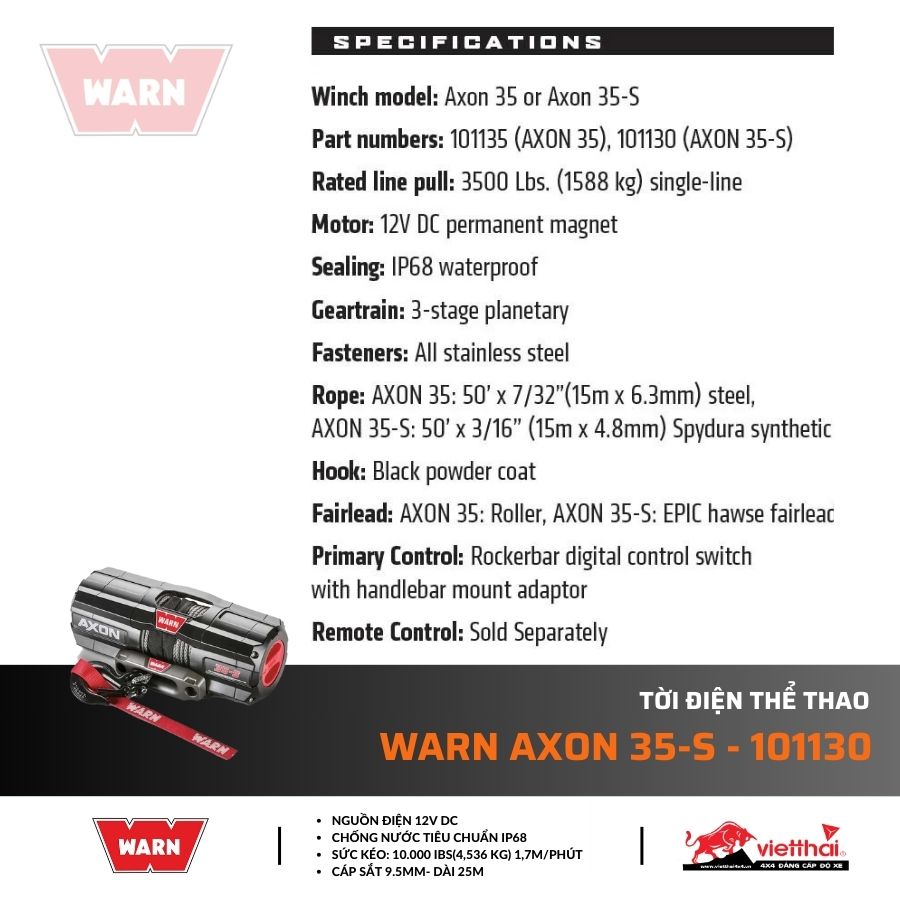 TỜI ĐIỆN THỂ THAO WARN AXON 35-S - 101130