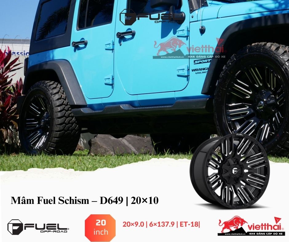 Mâm Fuel Schism – D649 | 20×10