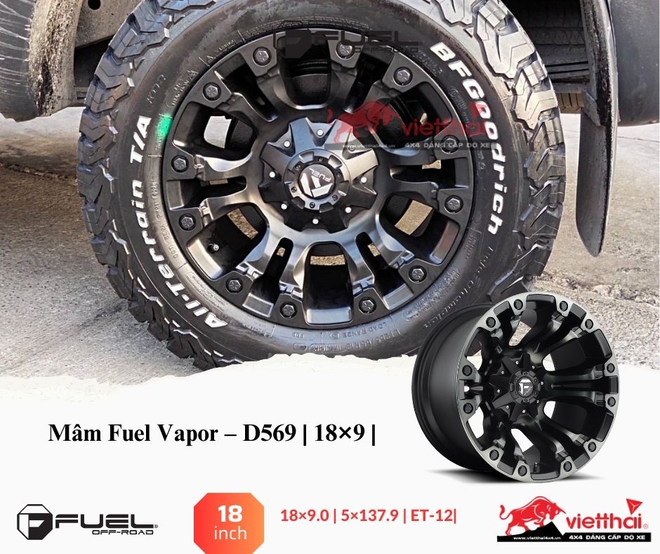 Mâm Fuel Vapor – D569 | 18×9 |