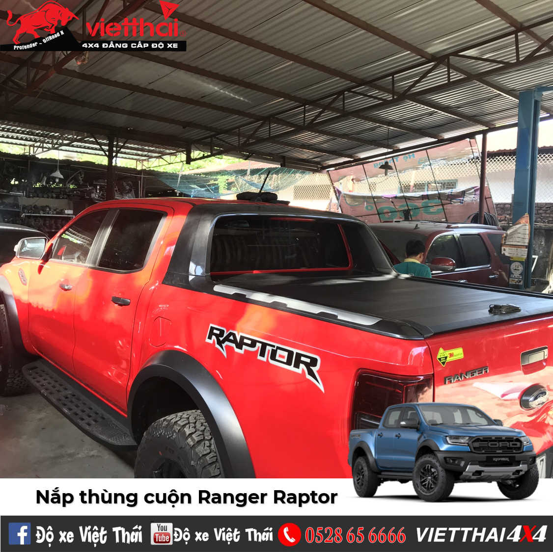 Nắp thùng cuộn Ranger Raptor- Roller Lid