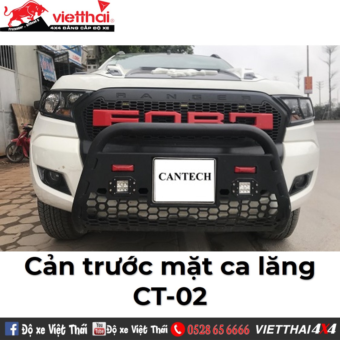 Cản trước Cantech mặt calang