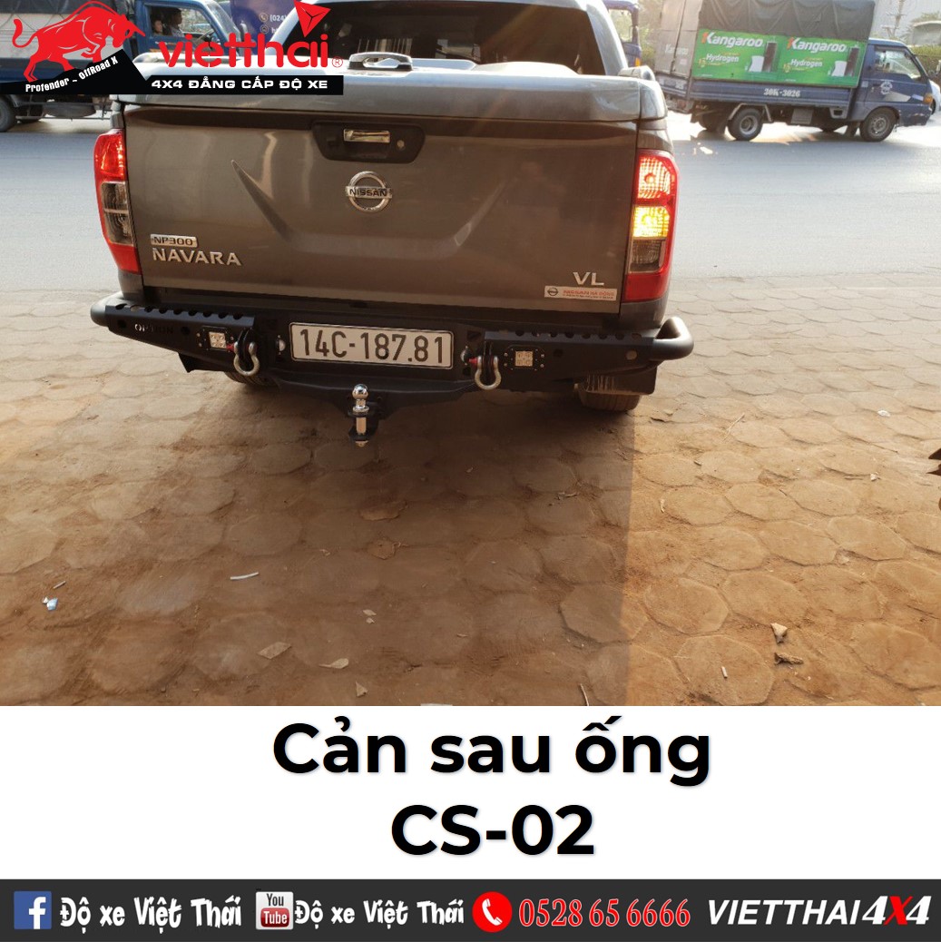 Cản sau ống Cantech CS-02