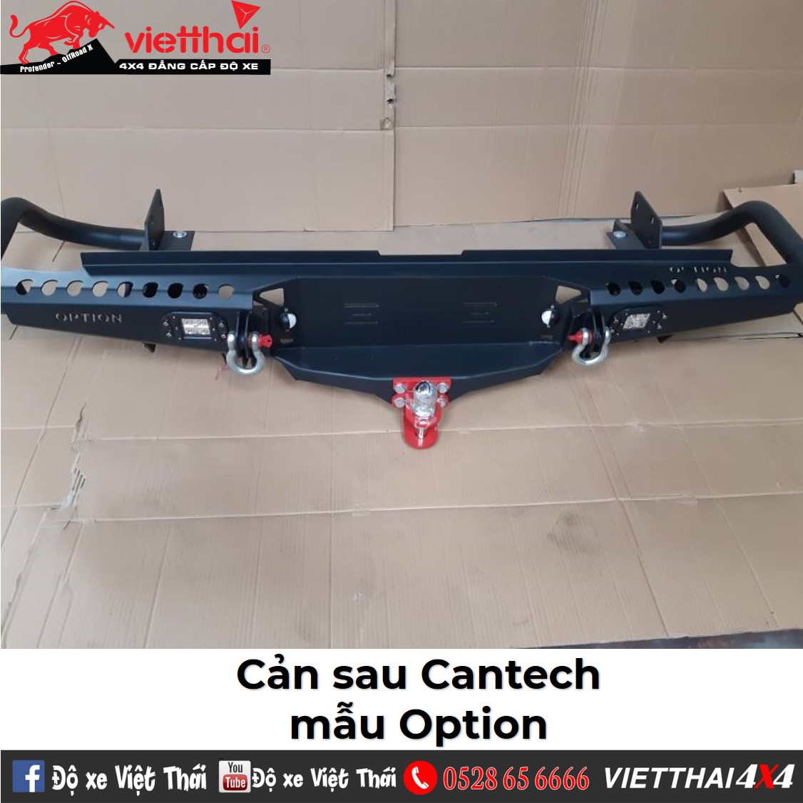 Cản sau Cantech mẫu Option