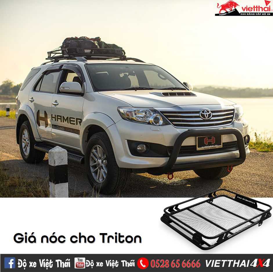 Baga mui Cổ điển Classic Roof Rack Hamer Thái Lan cho xe Mitsubishi Triton