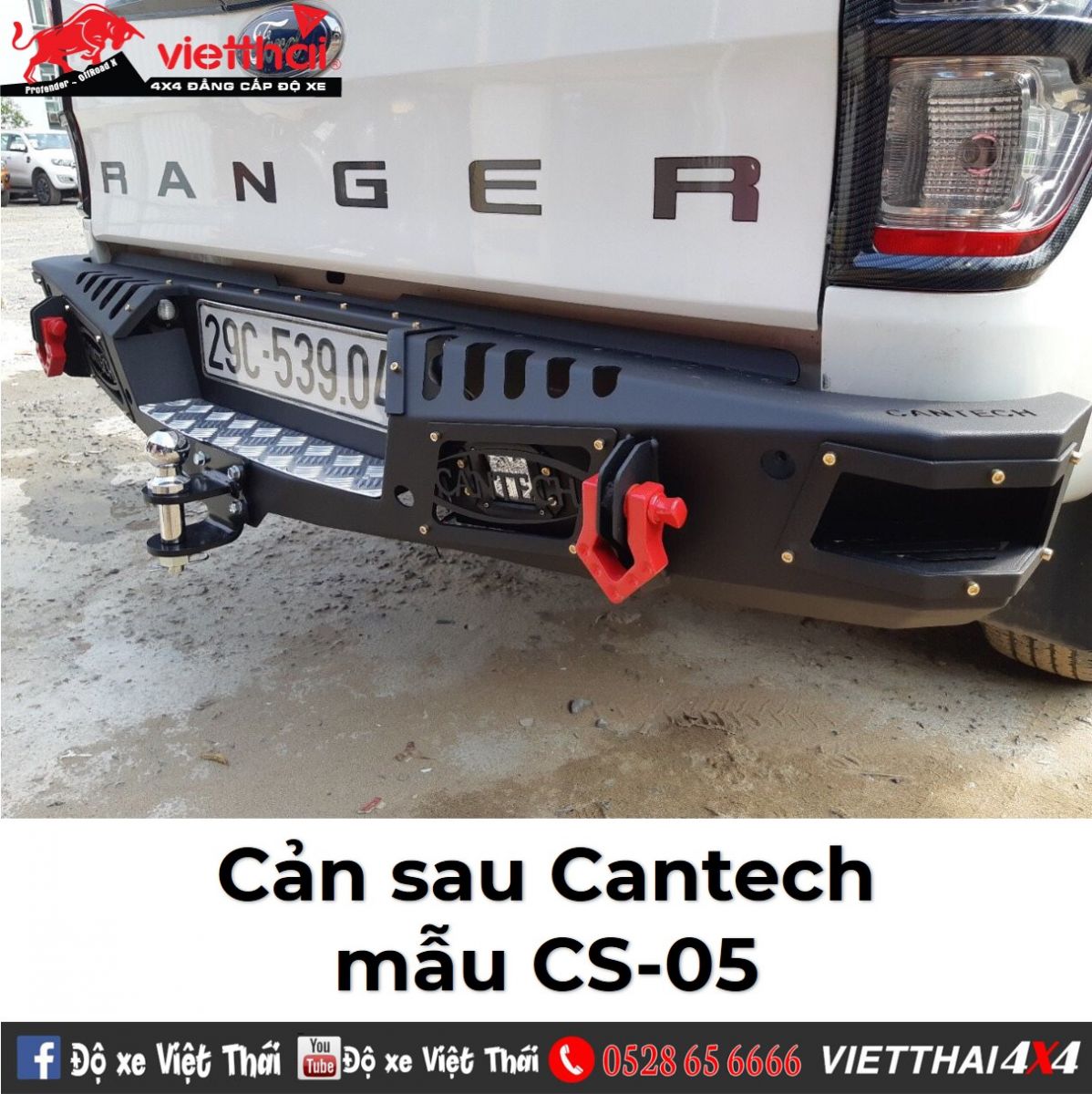 Cản sau Cantech mẫu CS-05