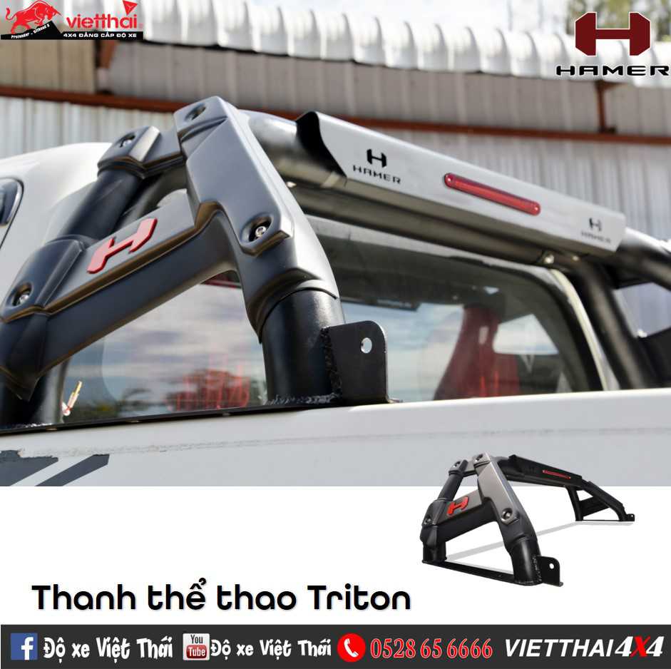 Thanh thể thao Hamer Hector Series Roll Bar cho Mitsubishi Triton