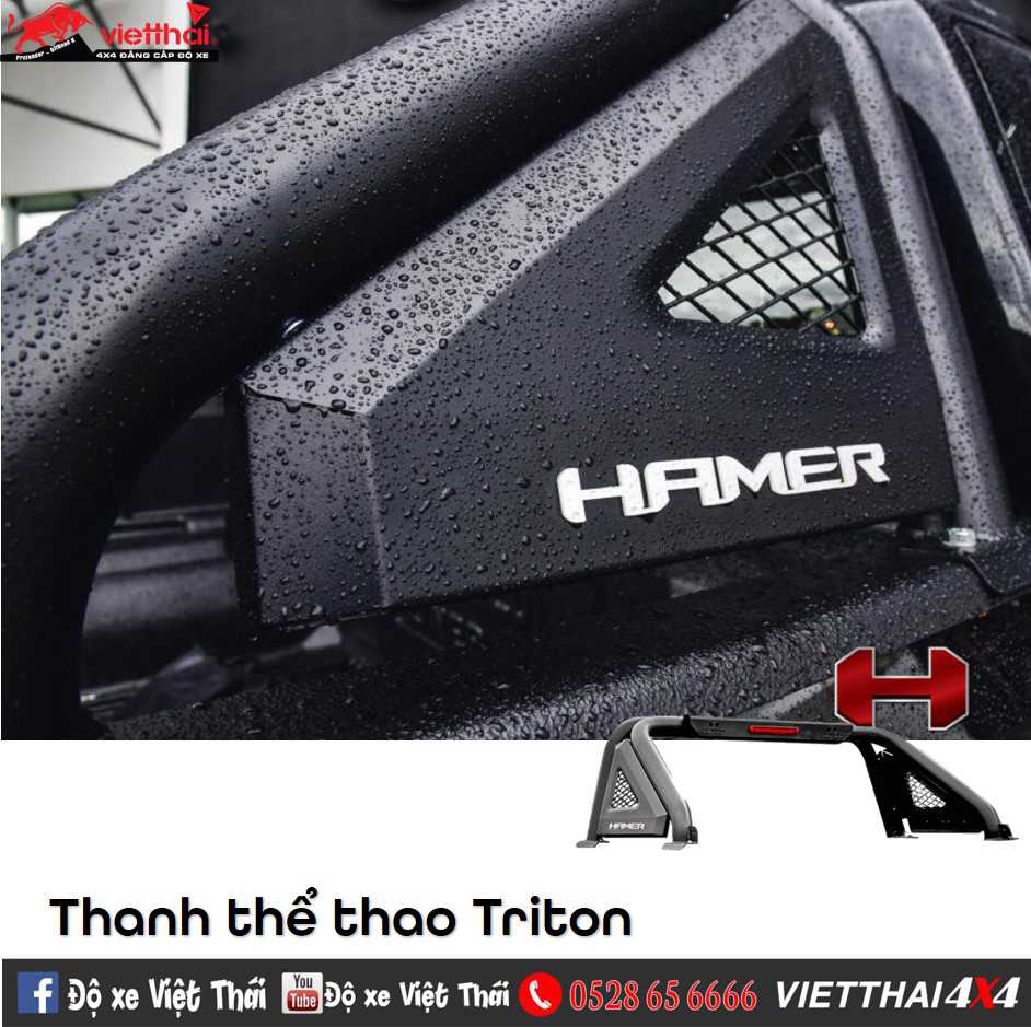 Thanh thể thao Hamer Knight Series  cho xe bán tải Triton