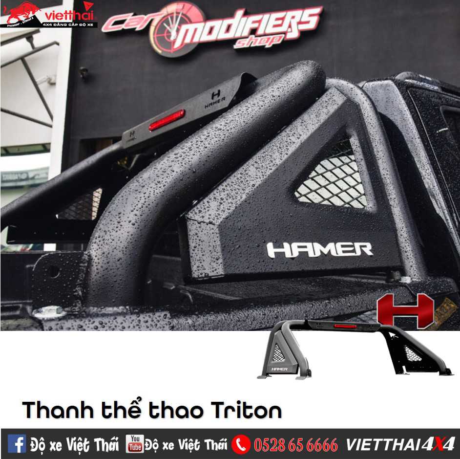 Thanh thể thao Hamer Knight Series  cho xe bán tải Triton