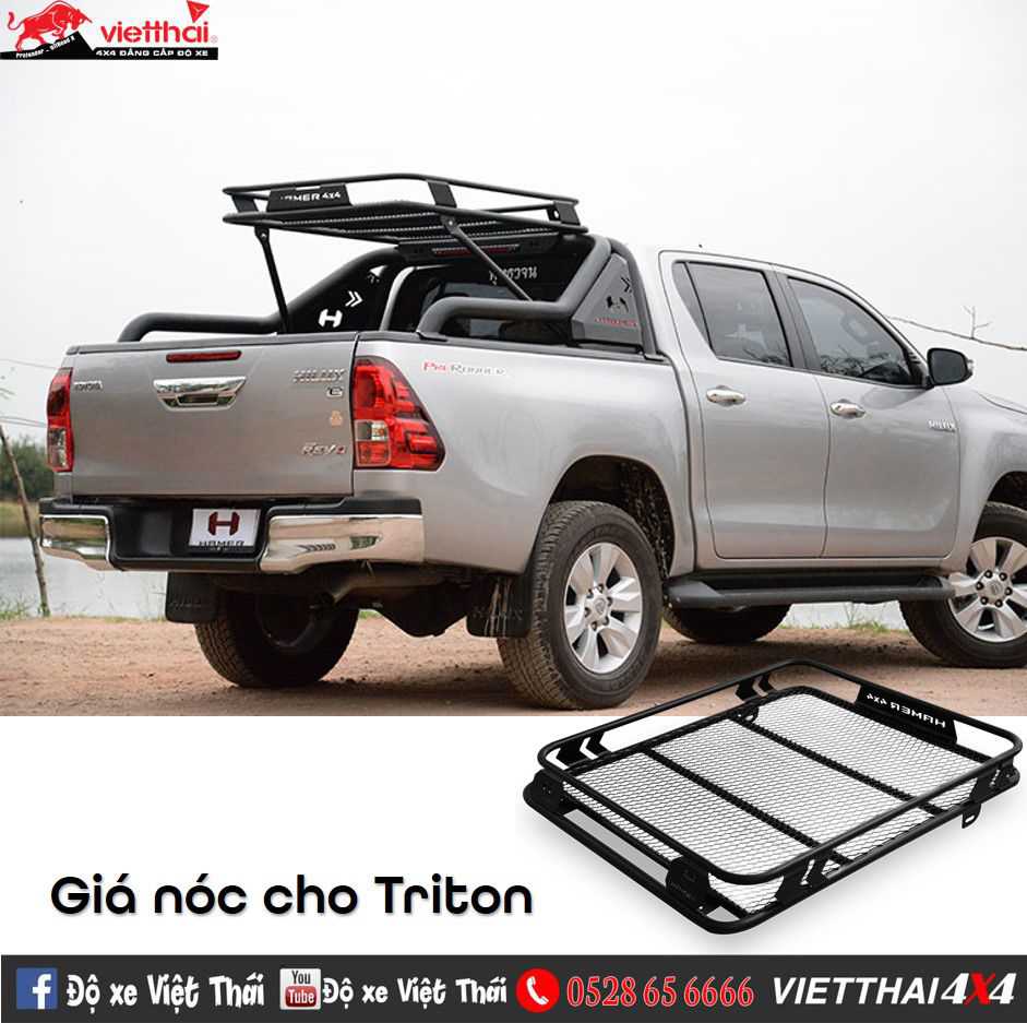 Baga mui Cổ điển Classic Roof Rack Hamer Thái Lan cho xe Mitsubishi Triton