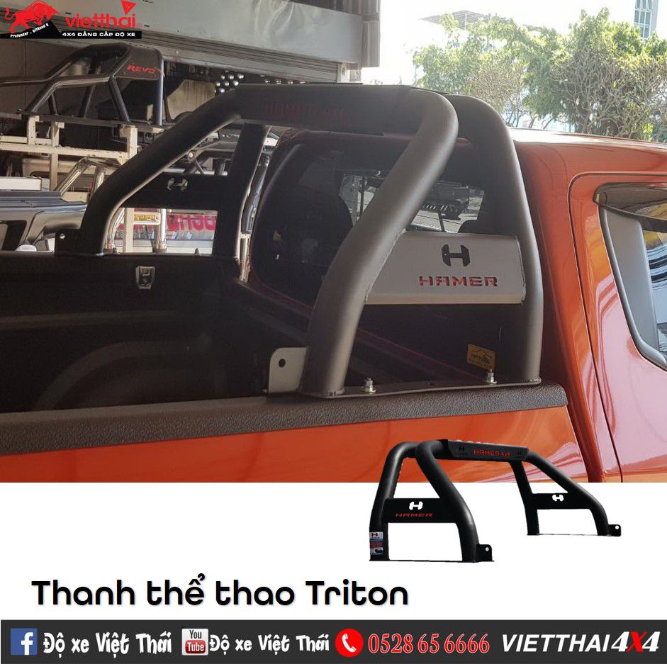 Thanh thể thao Hamer Classic Roll Bar cho Mitsubishi Triton