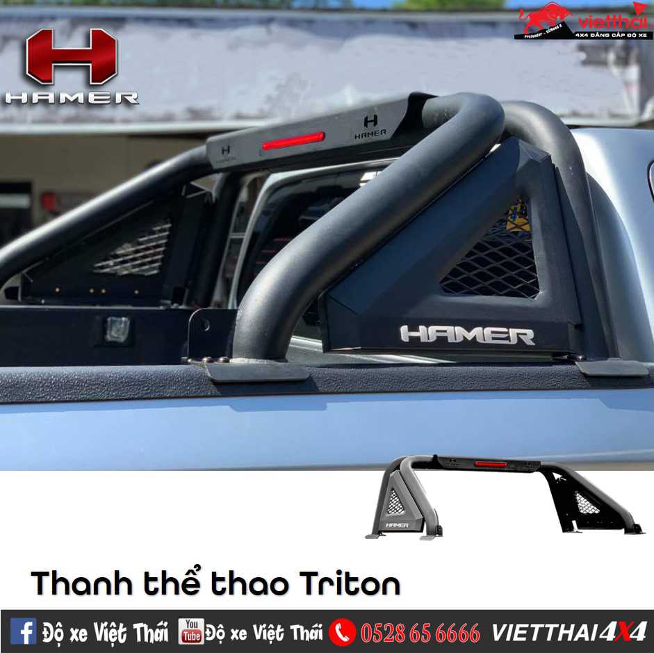 Thanh thể thao Hamer Knight Series  cho xe bán tải Triton