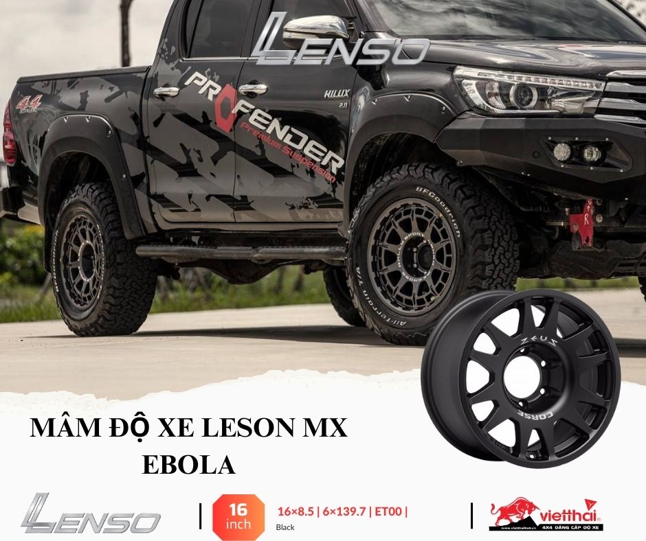 MÂM ĐỘ XE LENSO MX EBOLA CỰC XỊN