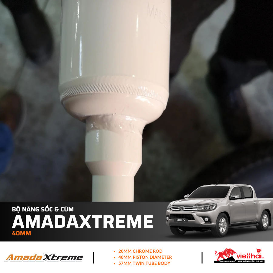 Bộ nâng sốc & cùm 40mm Amada Xtreme