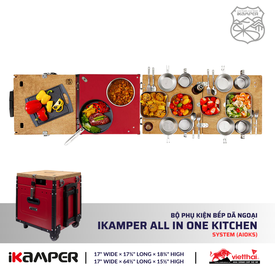 Bộ phụ kiện Bếp dã ngoại iKamper All in One Kitchen System (AIOKS)