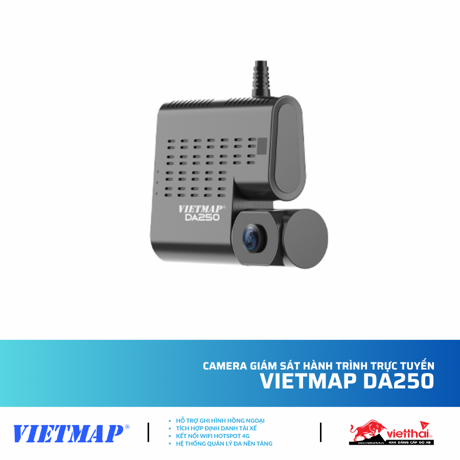 Camera giám sát hành trình trực tuyến VIETMAP DA250