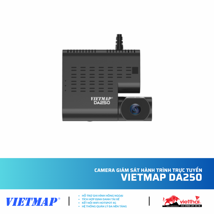 Camera giám sát hành trình trực tuyến VIETMAP DA250