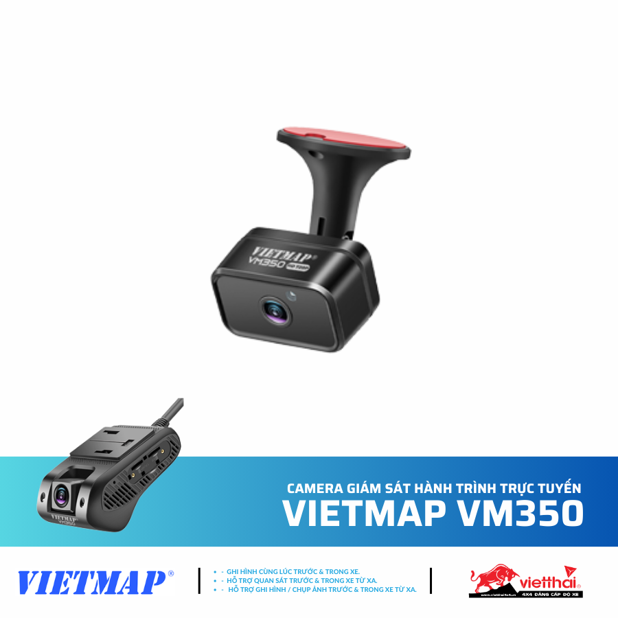 Camera giám sát hành trình trực tuyến VIETMAP VM350