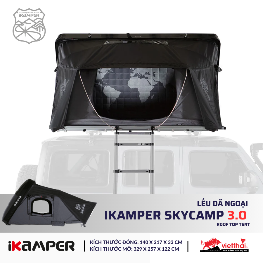 Lều dã ngoại iKamper Skycamp 3.0 Roof Top Tent