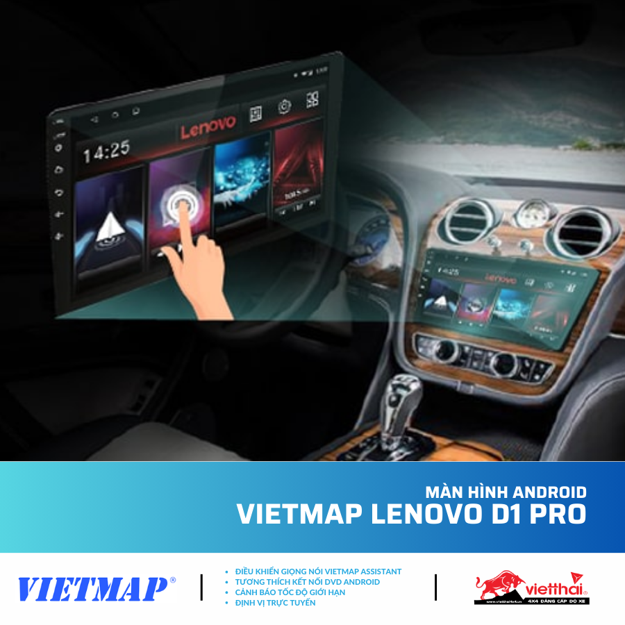 Màn Hình Android VIETMAP Lenovo D1 Pro
