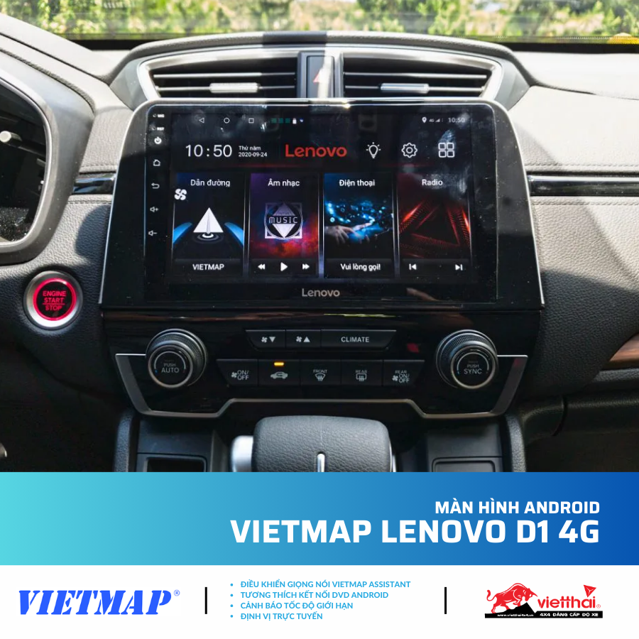 Màn hình VIETMAP Lenovo D1 4G