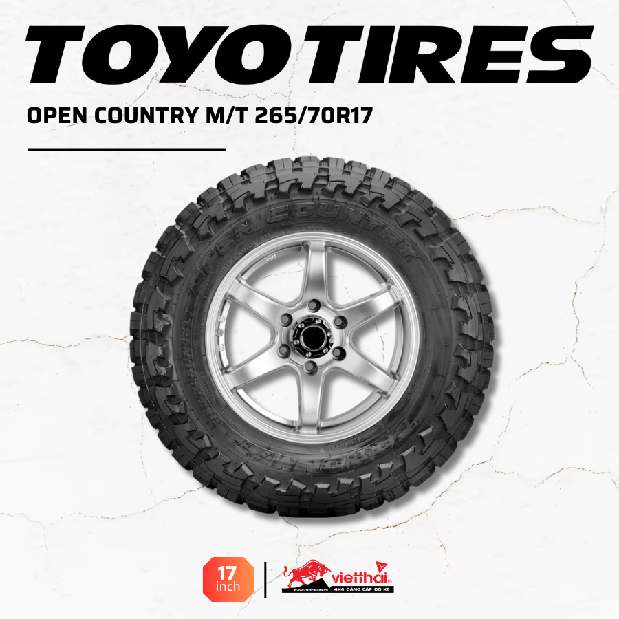 Lốp Offroad Toyo Open Country M/T 265/70R17