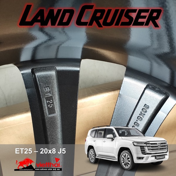 Mâm độ Land Cruiser 2022 cực chất