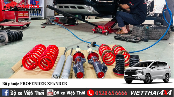 Phuộc Profender cho Mitsubishi Xpander.